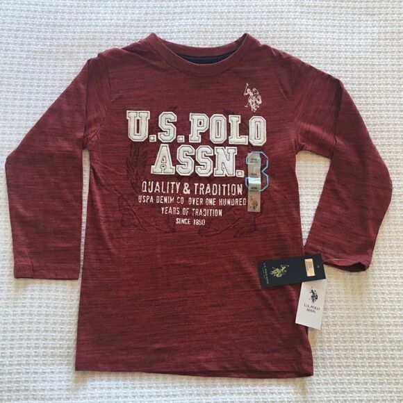 U.S. POLO ASSN BOYS TSHIRT M(5/6) - Picture 1 of 5